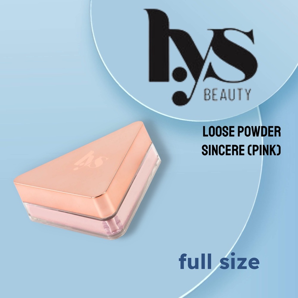 *🆕*NEW* LYS | FULL | TRIPLE FIX LOOSE SETTING POWDER - Pink (Not on sephora)